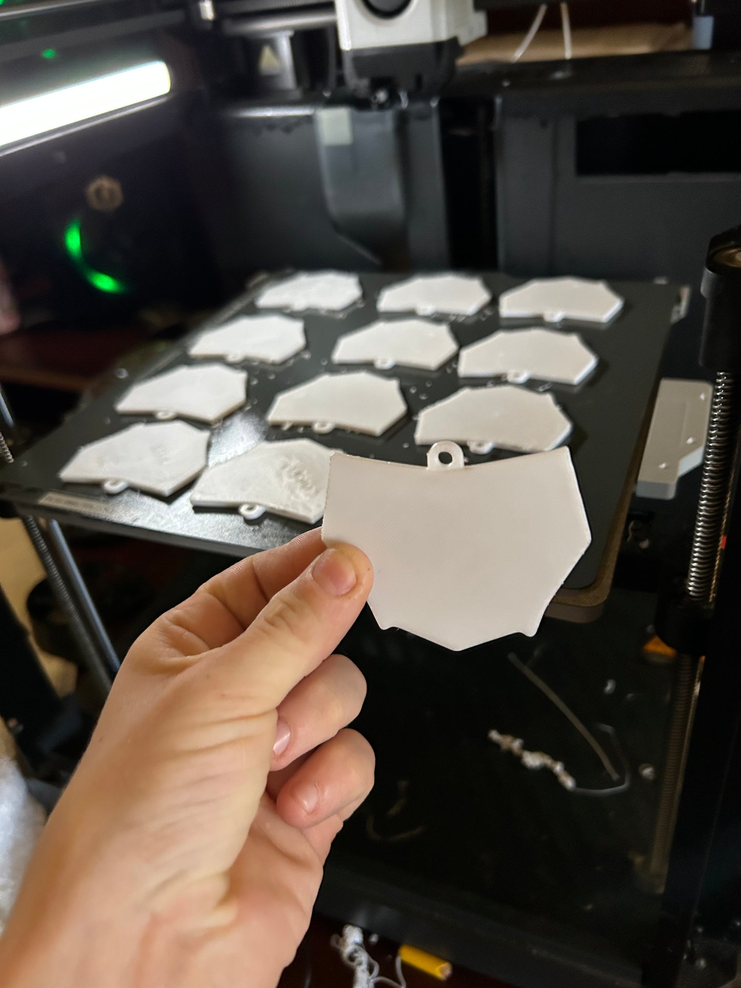 Number plate keychains